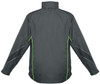 J408K Kids Razor Team Jacket Grey/Fluoro Lime Back