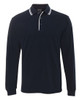 210XC JB's Wear Long Sleeve Contrast Polo Navy/White 210XC JB's Wear Long Sleeve Contrast Polo Navy/White