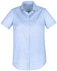 S016LS Camden Ladies Short Sleeve Shirt Blue S016LS Camden Ladies Short Sleeve Shirt Blue