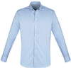 S016ML Camden Mens Long Sleeve Shirt Blue S016ML Camden Mens Long Sleeve Shirt Blue