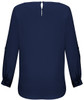 S828LL Ladies Madison Boatneck Blouse Midnight Blue Back