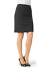 BS128LS Biz Collection Ladies Classic Knee Length Skirt Charcoal