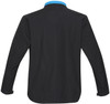 J307M Mens Geneva Jacket Black/Cyan Back