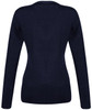 LP618L Ladies Milano Pullover Navy Back