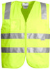 Syzmik Workwear ZV998 Unisex Hi Vis Zip Vest Yellow