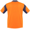 Syzmik Workwear ZH248 Mens Hi Vis S/S Aztec Polo Orange/Navy Back Syzmik Workwear ZH248 Mens Hi Vis S/S Aztec Polo Orange/Navy Back