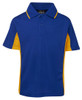 7PP3 JB's Wear Kids Contrast Polo Royal/Gold