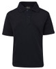 7KSP JB's Wear Kids S/S Poly Polo Black 7KSP JB's Wear Kids S/S Poly Polo Black