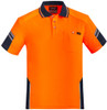 Syzmik Workwear ZH465 Mens Reinforced Hi Vis Squad S/S Polo Orange/Navy Syzmik Workwear ZH465 Mens Reinforced Hi Vis Squad S/S Polo Orange/Navy