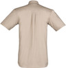 Syzmik Workwear ZW120 Mens Lightweight S/S Tradie Shirt Sand Back