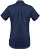 Syzmik Workwear ZWL120 Womens Lightweight S/S Tradie Shirt Blue Back