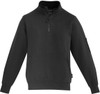 Syzmik Workwear ZT366 Mens 1/4 Zip Brushed Fleece Charcoal/Black