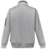 Syzmik Workwear ZT366 Mens 1/4 Zip Brushed Fleece Grey Marle Back