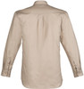 Syzmik Workwear ZW121 Mens Lightweight Tradie L/S Shirt Sand Back