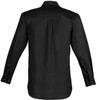 Syzmik Workwear ZW121 Mens Lightweight Tradie L/S Shirt Black Back