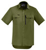 ZW465 Syzmik Workwear Mens Outdoor S/S Shirt Army
