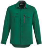 Syzmik Workwear ZW460 Mens Outdoor L/S Shirt Green