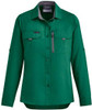 Syzmik Workwear ZW760 Womens Outdoor L/S Shirt Green