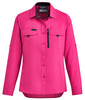 Syzmik Workwear ZW760 Womens Outdoor L/S Shirt Pink