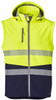 Syzmik Workwear ZJ453 Unisex Streetworx 2 in 1 Stretch Softshell Taped Jacket Yellow/Navy Vest
