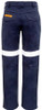 Syzmik Workwear ZP523 Mens Traditional Style Taped Work Pant Navy Back Syzmik Workwear ZP523 Mens Traditional Style Taped Work Pant Navy Back