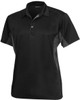 1061 Stencil Freshen Mens S/S Polo Black/Charcoal 1061 Stencil Freshen Mens S/S Polo Black/Charcoal