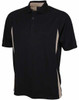 1057 Stencil Arctic Mens S/S Polo Black/Stone 1057 Stencil Arctic Mens S/S Polo Black/Stone