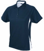 1157 Stencil Arctic Ladies S/S Polo Navy/White