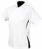 1157 Stencil Arctic Ladies S/S Polo White/Navy