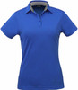1164 Stencil Kahve Ladies S/S Polo Royal