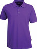 7015 Stencil Traverse Mens S/S Polo Purple