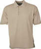 1010B Stencil Cool Dry S/S Mens Polo Beige/Navy