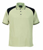 1022 Stencil Club Mens S/S Polo Sage/Navy