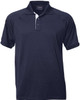 1050 Stencil Team Mens S/S Polo Navy/White 1050 Stencil Team Mens S/S Polo Navy/White