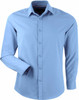 2035L Stencil Candidate Mens L/S Shirt Sky Blue