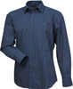 2036L Stencil Silvertech Mens L/S Shirt Navy