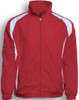 CJ1025 Kids Training Track Jacket Red/White