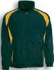 CJ1025 Kids Training Track Jacket Bottle/Gold