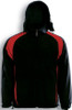 CJ1035 Kids Reversible Sports Jacket Black/Red