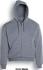 CJ1063 Kids Zip Through Fleece Hoodie Grey