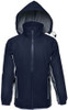 CJ1471 Kids Reflective Wet Weather Jacket Navy/Silver
