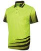 6HVRS JB's Wear Hi Vis Rippa Sub Polo Lime/Black Side
