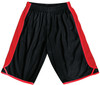 CK1225 Basketball Shorts Adults Black/Red CK1225 Basketball Shorts Adults Black/Red