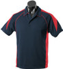 1301 Aussie Pacific Premier Mens Polo Navy/Red