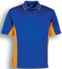 CP0529 Ladies Breezeway Panel Polo Royal/Gold