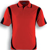 CP0532 Unisex Adults Breezeway Contrast Polo Red/Black