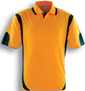 CP0552 Kids Breezeway Contrast Polo Gold/Bottle Green