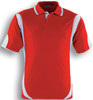 CP0552 Kids Breezeway Contrast Polo Red/White