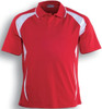 CP0751 Adults Breezeway Sports Polo Red/White