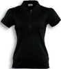 CP0915 Ladies Fashion Polo Black CP0915 Ladies Fashion Polo Black